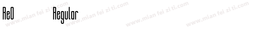 Re0拉姆赛高 Regular字体转换